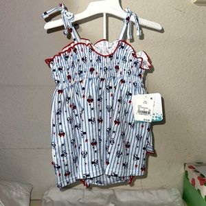 Girls 6-9 mo 2 piece summer clothes